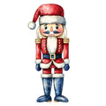Classic Christmas Nutcrackers Fabric Panel 14