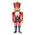 Classic Christmas Nutcrackers Fabric Panel 8