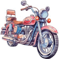 Classic Motorcycle Fabric Panel 7