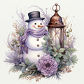Classic Snowman Fabric Panel 10