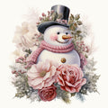 Classic Snowman Fabric Panel 4