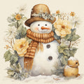 Classic Snowman Fabric Panel 53