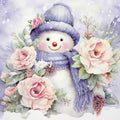 Classic Snowman Fabric Panel 63