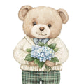 Classic Teddy Bear Fabric Panel 8