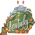 Classic US States Fabric Panel 16