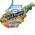 Classic US States Fabric Panel 2