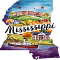Classic US States Fabric Panel 32