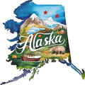 Classic US States Fabric Panel 34