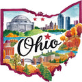 Classic US States Fabric Panel 39