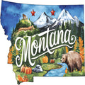 Classic US States Fabric Panel 7
