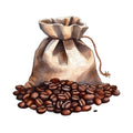 Coffee Elements Fabric Panel 39