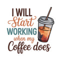 Coffee Quotes Fabric Panel 1
