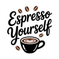 Coffee Quotes Fabric Panel 12