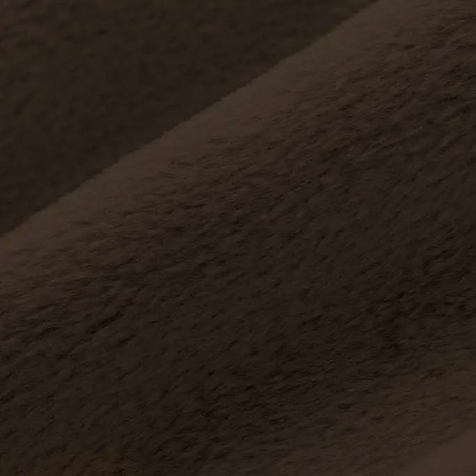 Coffee Solid Cuddle 3 58/60" Fabric per yard