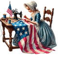 Colonial America Fabric Panel 3