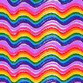 Color My World - Rainbow Wave 44" / 45" Fabric Per Yard