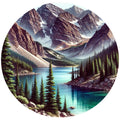 Colorado Rocky Mountains Fabric Panel 20