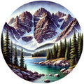 Colorado Rocky Mountains Fabric Panel 31