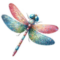 Colorful Dragonfly Fabric Panel 2