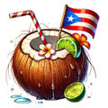 Come to Puerto Rico Fabric Panel 20