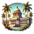 Come to Puerto Rico Fabric Panel 21
