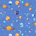 Comfy Flannel - Planets in Outer Space 44"/45" Cotton Flannel Fabric per yard