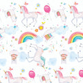 Comfy Flannel - Unicorn Party 44"/45" Cotton Flannel Fabric per yard