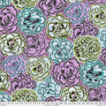 Contrast Picotee Carnations Cotton 44"/46" Fabric Per Yard