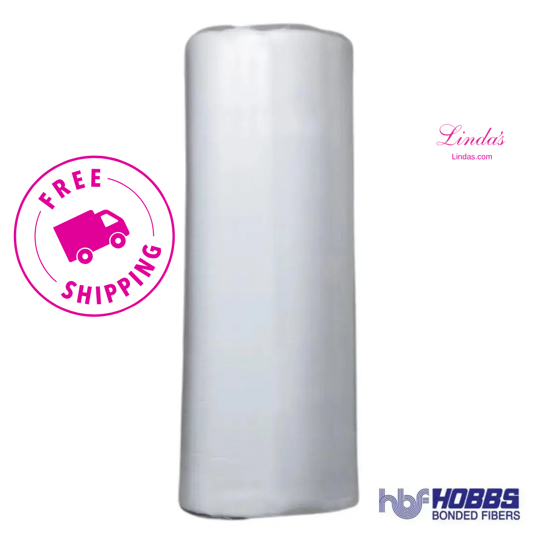 Hobbs Polyester 6oz 96" Wide Batting Roll (AVAILABLE FOR PRE-ORDER)