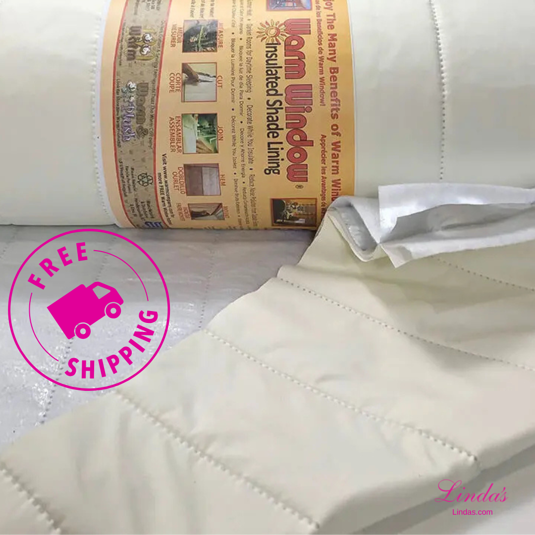 Warm Window® Insulated Shade Fabric – 54" x 15 Yard Bolt