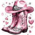 Coquette Cowgirl Fabric Panel 11