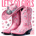 Coquette Cowgirl Fabric Panel 18