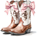 Coquette Cowgirl Fabric Panel 49