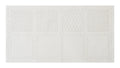 Cosmo Sashiko 100% Cotton Pre-printed Precut Cloth Set For Coasters - White