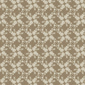 Cottage Garden - Lattice Vine - Brown 44" / 45" Fabric Per Yard