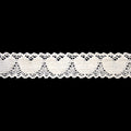 Cotton Cluny Lace Hearts, 1.5 in x 5 Yards - For Dressmaking, Home Decor, DIY Crafts