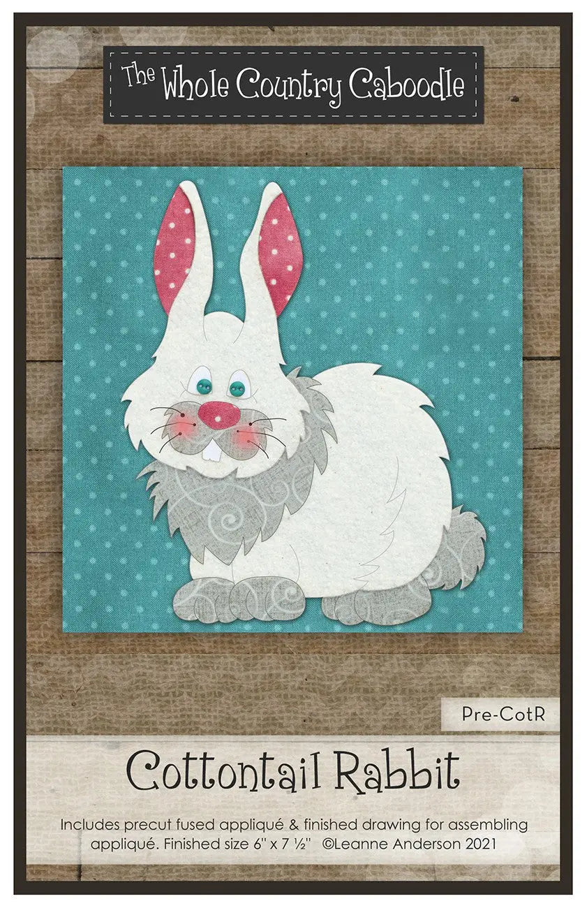 Cottontail Rabbit Precut Fused Applique Pack