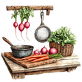 Country Kitchen Fabric Panel 20