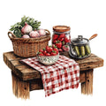 Country Kitchen Fabric Panel 31