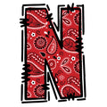 Cowboy Alphabet Fabric Panel 15