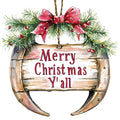Cowboy Christmas Fabric Panel 32