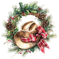 Cowboy Christmas Fabric Panel 8