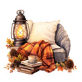 Cozy Autumn Fabric Panel 3