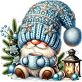 Cozy Christmas Gnomes Fabric Panel 5