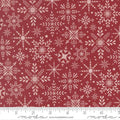 Cranberry Gingerbread Lane 44"/45" Cotton Fabric Per Yard