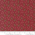 Cranberry Gingerbread Lane 44"/45" Cotton Fabric Per Yard