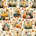 Cream Pumpkin Patch Harvest Hollow 44"/45" Cotton Fabric per yard