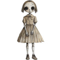 Creepy Dolls Fabric Panel 11