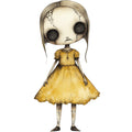 Creepy Dolls Fabric Panel 4