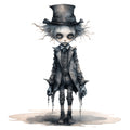 Creepy Horror Evil Dolls Fabric Panel 6